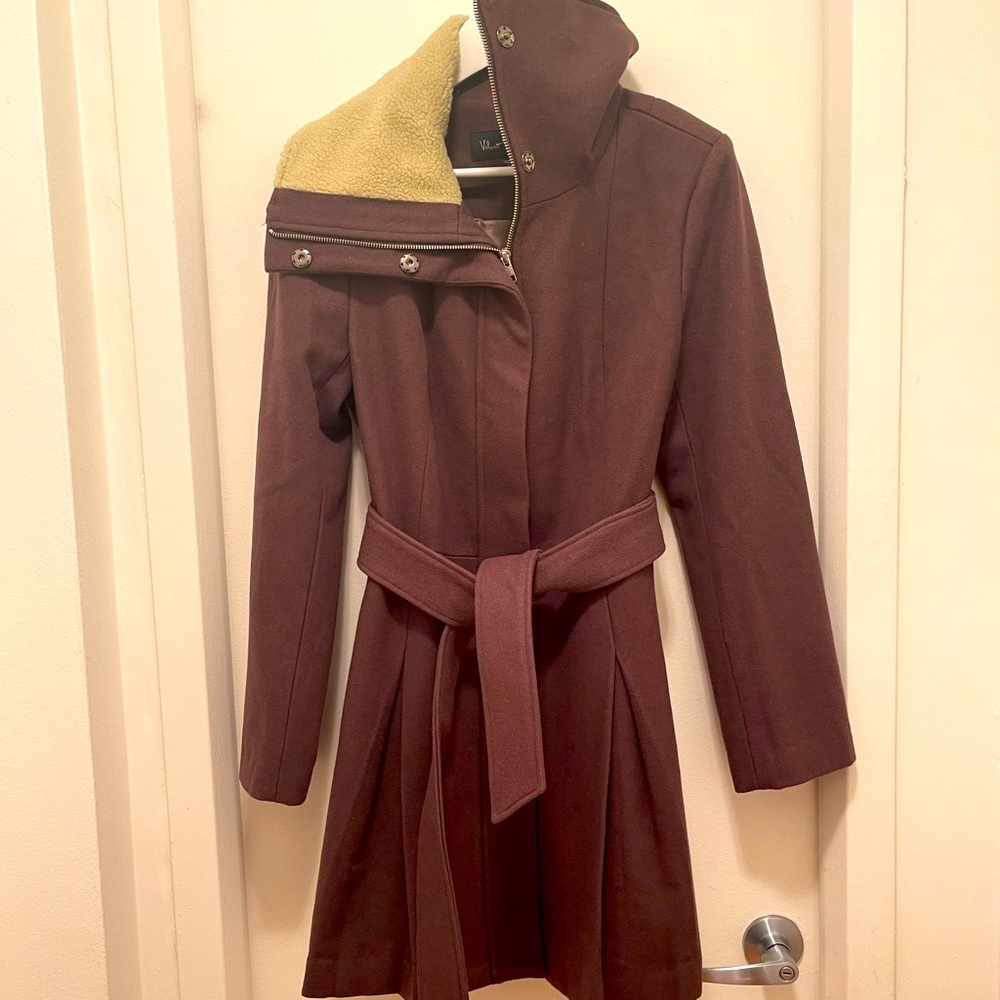 Velvet Heart brown belted coat